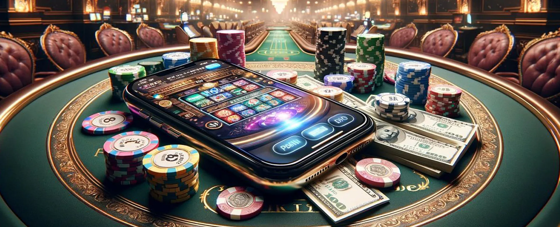 Dynamic scene of casino table games at 888 Jili Login